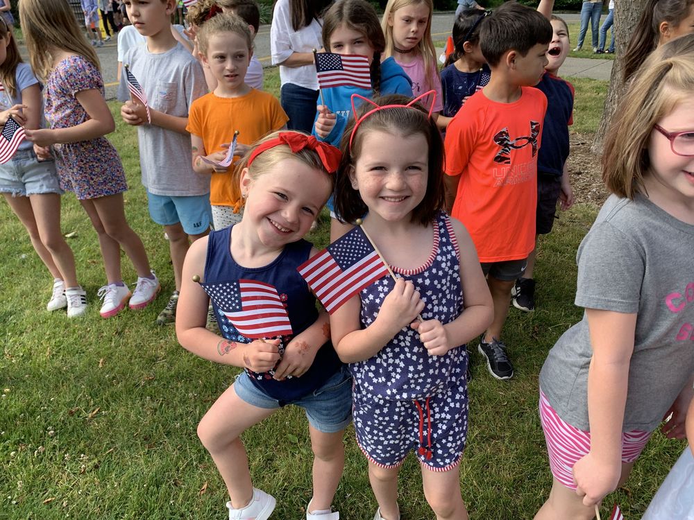 coolidge students on flag day