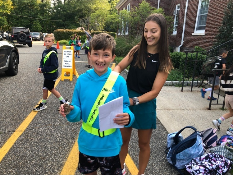 Ms. Paton and the safety patrol