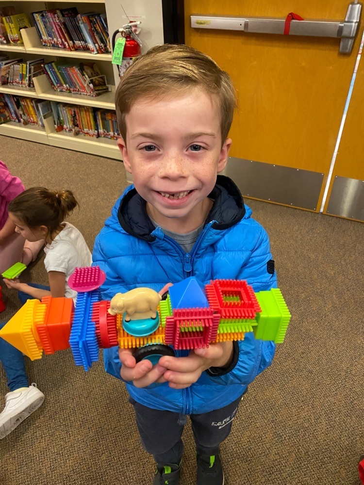 boy with bristle blocks