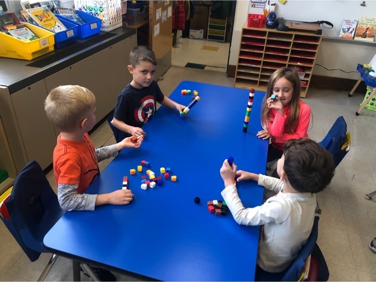counting cubes kindergarten 