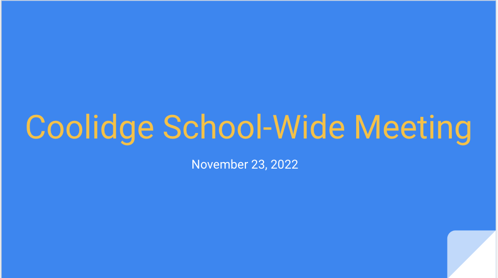 schoolwide meeting slide