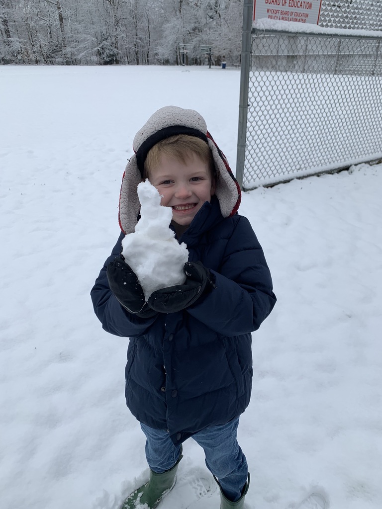 boy with snow