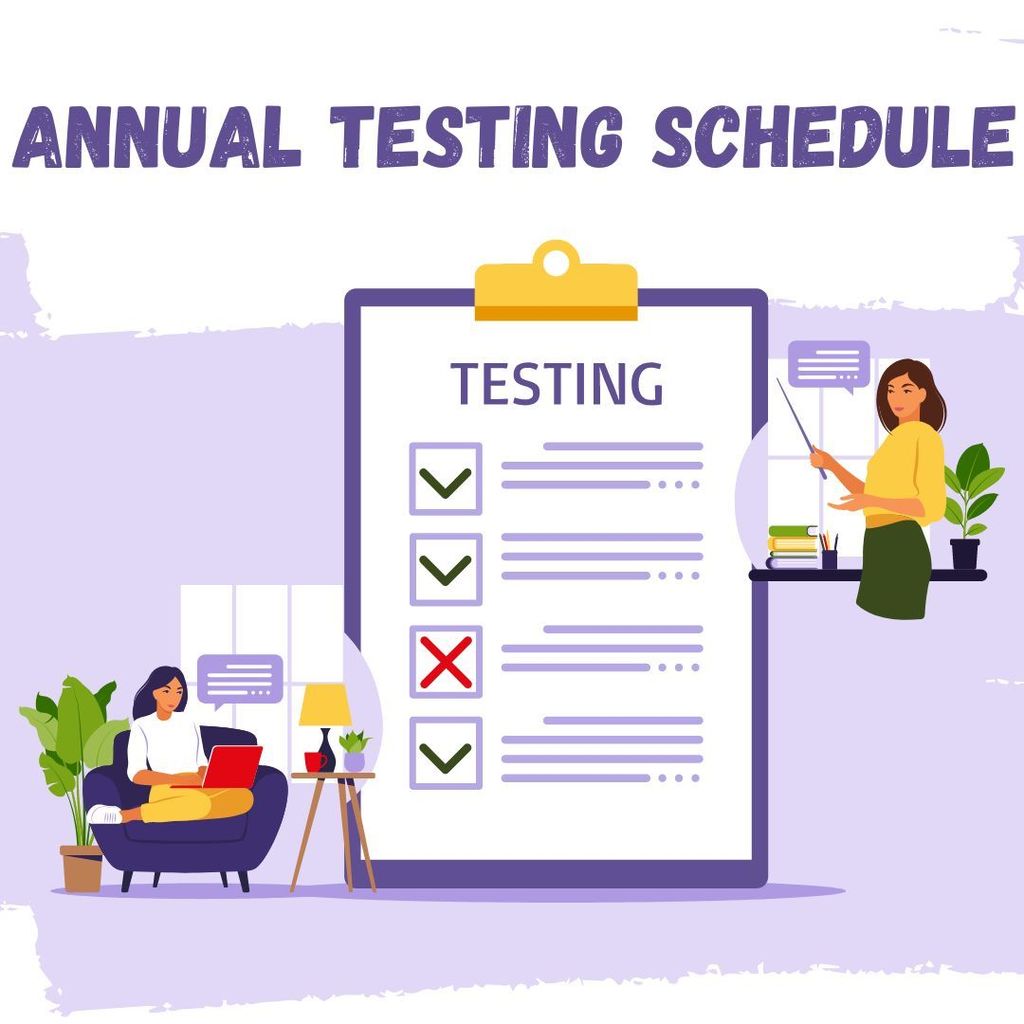 annual testing schedule